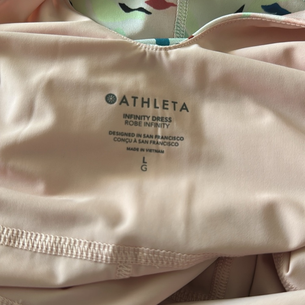 Athleta Infinity Dress Robe Infinity Size L - Picture 11 of 15